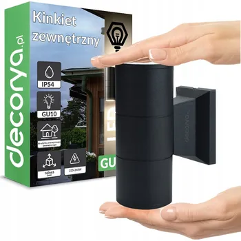 Nástěnné svítidlo Nástěnné svítidlo Decorya černé GU10 35 W