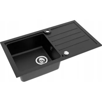 Granitový dřez Jednodřez granitový Moderno černý