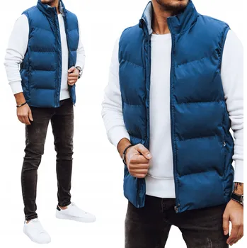 Pánská vesta DStreet pánská vesta modrá velikost M