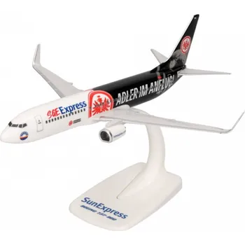 Plastikový model 1:200 Boeing B737-8MA(WL) Sun Express "Eintracht Frankfurt" Colors w. "Adler im Anflug" Tittles (Snap-Fit)
