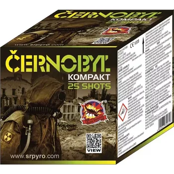 Zábavní pyrotechnika Kompaktní ohňostroj ČERNOBYL 25 ran (25mm/35s.)