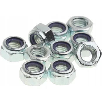 Matice SAMOKONTRUJÍCÍ 6-HRANNÁ MATICE M12 POZINK 10 kusů