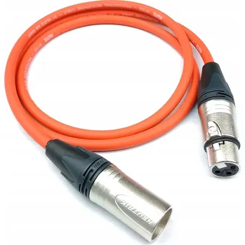 Audio kabel Kabel XLR - XLR LGJ Group Kabel KLOTZ MY206 RED XLR NEUTRIK 1 m 1 m