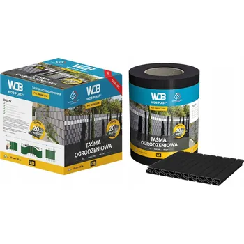 zahradní zástěna Stínící panelové pásy WDB PLAST šedá potažená PVC 19 cm x 35 m