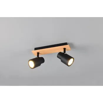 Bodové svítidlo TRIO Reality R81982032 PIERRE stropní bodové svítidlo/spot 2xGU10 černá matná