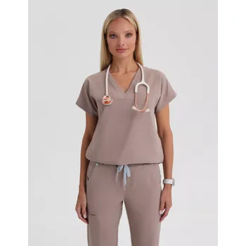 Zdravotnický oděv Zdravotnická mikina Kendall - BEIGE 0