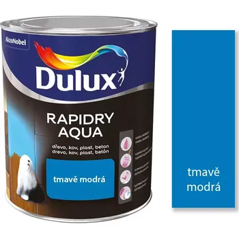 univerzální barva Dulux RAPIDRY AQUA tmavě modrá 0,75L