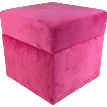 Taburet Taburet čalouněný, růžový