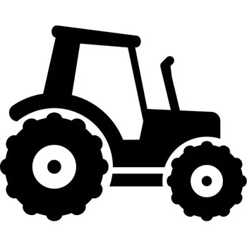 Samolepící dekorace Samolepka na stěnu traktůrek 11x15cm