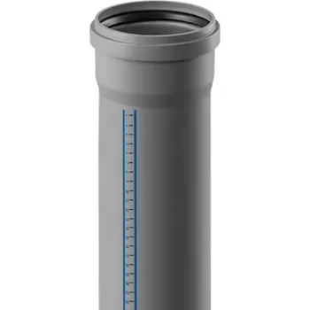 Kanalizační potrubí MagnaPlast HT PLUS Trubka s hrdlem HTEM 75mm 1000mm 10340