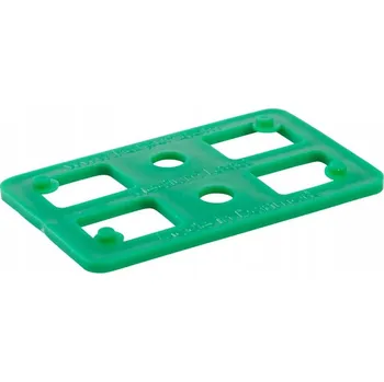 podložka Podložky distanční 80x50 tl. 3 mm distanční plastové do 2 tun 100 ks