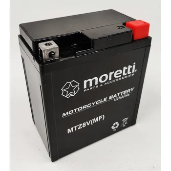 Motobaterie Akumulátor Moretti AGM (gelový) MTZ8V 7Ah 12V 120A