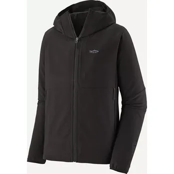 Patagonia Pánská mikina R1® TechFace Fitz Roy Trout Hoody, Black - vel. XXL