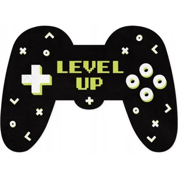 Papírový ubrousek Ubrousky Gamepad, 11.5 x 16 cm, mix (1 balení / 12 ks)