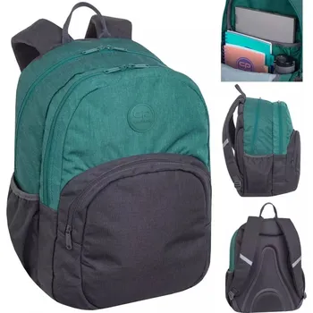 Školní batoh Školní batoh CoolPack s více přihrádkami zelený 27 l