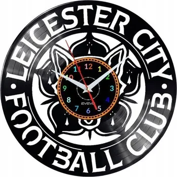 Hodiny LEICESTER HODINY NÁSTĚNNÉ DEKORATIVNÍ MODERNÍ VINYLOVÁ DESKA VINYL JAKO DÁREK