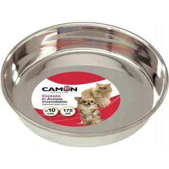 Miska pro psa Jedna kovová miska Camon stříbrná 200 ml
