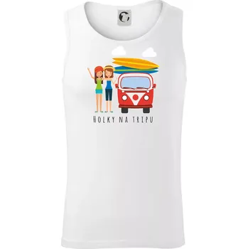 Holky na tripu - Tílko pánské Core - XL ( Bílá )