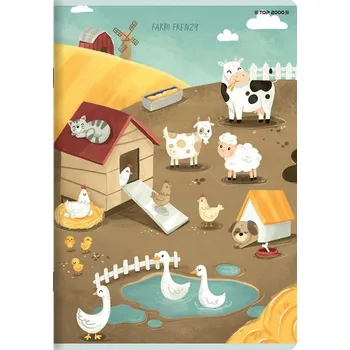 Sešit Sešit linkovaný A5 TOP-2000 16 listů farma