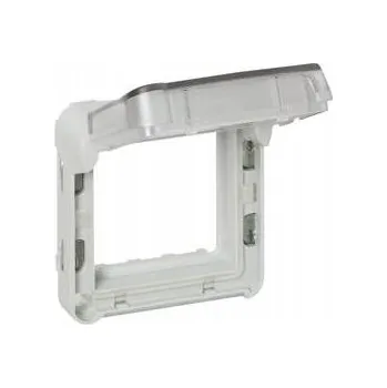 Vrták Adaptér s aretovanou klapkou Legrand šedo-bílý