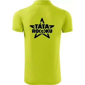 Pánská košile Táta roku rocku - Polokošile Victory sportovní (dresovina) - XL ( Limetková )
