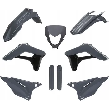 POLISPORT SADA PLASTŮ SHERCO SE-R/SEF-R '24 VČETNĚ KRYTU SVĚTLA (