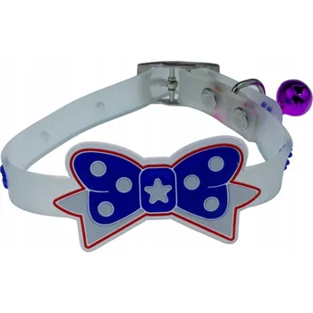 Obojek pro kočky se zvonečkem a GUMOVOU MAŠLÍ