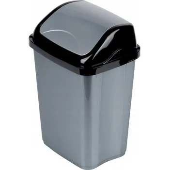 Odpadkový koš Odpadkový koš plastový výklopný do kanceláře, koupelny, kuchyně 10L
