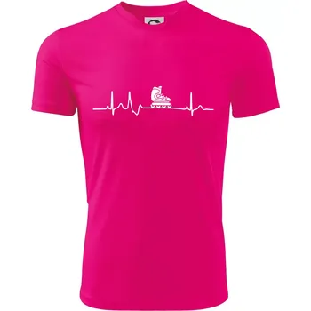 EKG inline - Dětské triko sportovní (dresovina) - 146 cm/10 let ( Neon Pink )