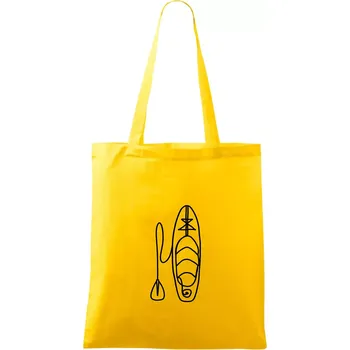 Paddleboard jedním tahem - Taška bavlněná - 42 x 38 cm ( Žlutá )