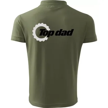 Pánská košile Top Dad - Polokošile pánská Pique Polo 203 - S ( Khaki )
