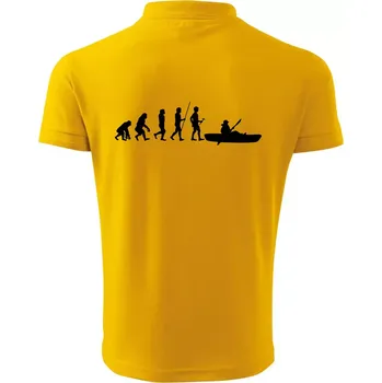 Pánská košile Evoluce kanoe krátká - Polokošile pánská Pique Polo 203 - S ( Žlutá )