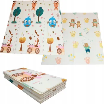 Hrací deka Podložka skládací 150x180cm - Natura/Medvídci