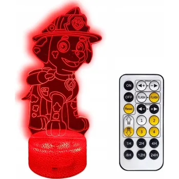 Lampička Noční lampa 3D vícebarevná