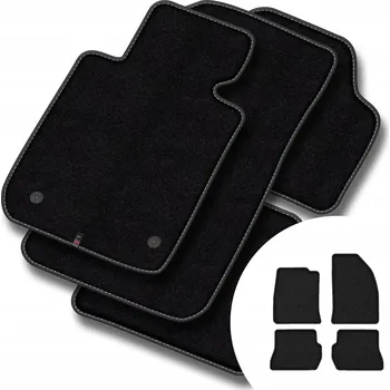 autokoberec Velurové autokoberce Motos 4 ks