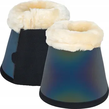 Moto bunda Zvonové chrániče pro koně START ReflectFur s kožešinou, M - COB