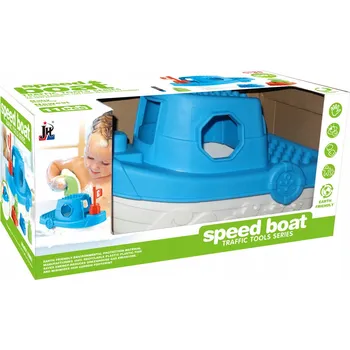 Loďka Loď hračky do vody bazénu na pláž Loď s kostkami 3 4 5letého dítěte