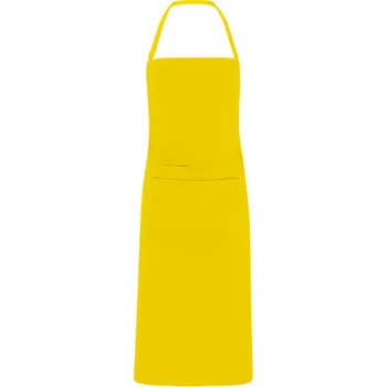 Kuchyňská zástěra Zástěra Gastronomická Kuchyňská Číšnická Pracovní Pánská Roly DE9129 ŽLUTÁ