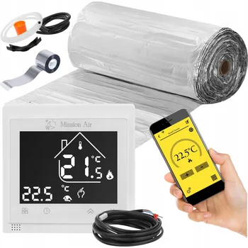 Topná rohož SADA Vyhřívací podložka pod panely MAL-160W/m2 15m2