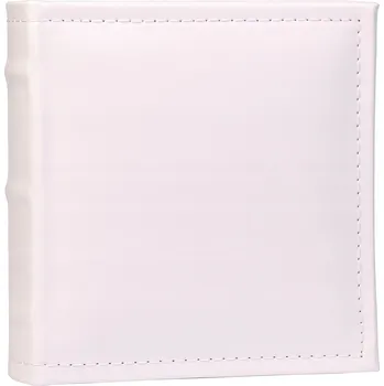 Fotoalbum Kapesní album na 50 fotografií 10x15 Bianco, bílá ekokůže
