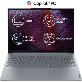 Notebook Lenovo ThinkBook/16 G7 QOY/SD X Plus X1P-42-100/16"/WUXGA/16GB/512GB SSD/Adreno/W11P/Gray/3R