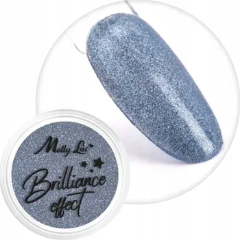 Pyl Ozdoby Na Nechty MOLLYLAC 1g Efekt Brilliance Modrá Blue Č.04