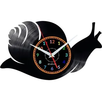 Hodiny HLEMÝŽĎ HODINY NÁSTĚNNÉ DEKORATIVNÍ MODERNÍ VINYLOVÁ DESKA VINYL JAKO DÁREK