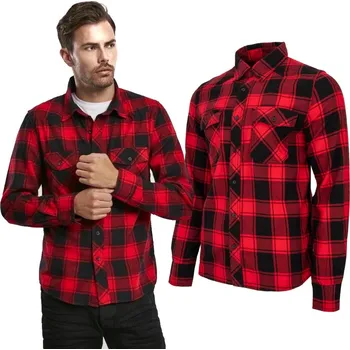 Pánská košile Košile Brandit Checkshirt červeno-černá 4XL