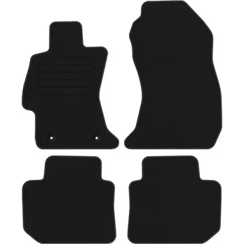 autokoberec Velurové autokoberce s upevněním v sadě Edecor