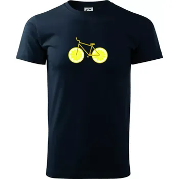Pánské tričko Kolo citrón (Moňas) - Triko extra velké (5-8XL) - 7XL ( Námořní modrá (velmi tmavá - téměř černá) )