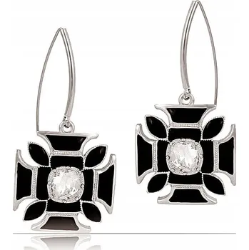 Náušnice Náušnice s maltézským křížem z kolekce Maltese (P23/JES/29/1AG)