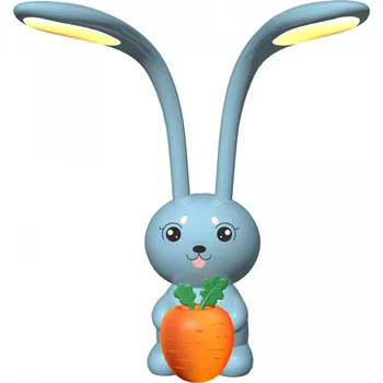 Lampička LED stolní lampička MAXCOM ML4910 Charlie s noční lampičkou, modrá