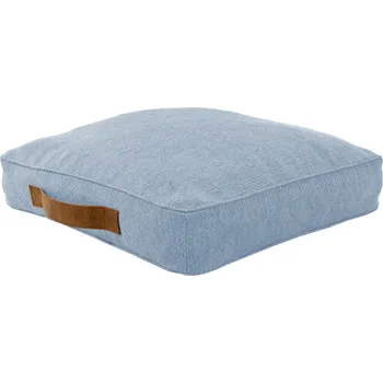 Taburet Kvadratický polštář PLUSZOVÝ taburet křeslo PERLOVÁ