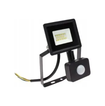 LED reflektor s čidlem 10W studená bílá 6500K 800lm NOCTIS LUX 3 černý